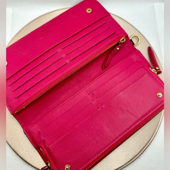 EUC Louis Vuitton x Takashi Murakami Black Portefeuille Insolite Monogram Wallet - Picture 14 of 17